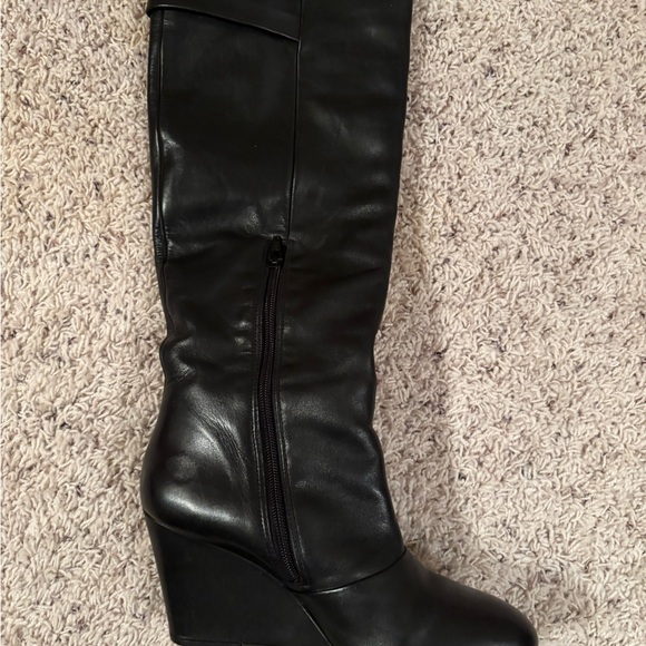 Black Women’s Knee High Boots, 9 - Picture 3 of 6